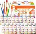 Farby farbki do malowania palcami temperowe BLOT 18 kolorów fluo do ciała ubrań zmywalne