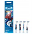 Oryginalne końcówki Oral-B dla dzieci Spiderman 4 sztuki pro kids Marvel