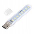 Lampka nocna 8 led usb LAPTOP pendrive POWERBANK