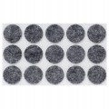Podkładki filcowe pod meble krzesła 15 szt - 28 mm okrągłe samoprzylepne