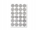 Podkładki filcowe pod meble krzesła 24 szt - 22 mm okrągłe , samoprzylepne