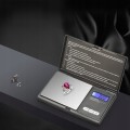 DOKŁADNA WAGA JUBILERSKA 500g 0,01g PRECYZYJNA KUCHENNA DOMOWA PODŚWIETLANA