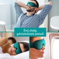 Opaska na oczy bawełna Medi Grade memory 100% zaciemnienia piankowa na rzep