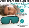 Opaska na oczy bawełna Medi Grade memory 100% zaciemnienia piankowa na rzep