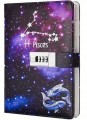 Planer notatnik pamiętnik notes ZNAK ZODIAKU z kodem szyfrem