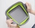 Durszlak składany sitko cedzak 24 cm kwadratowy