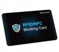KARTA BLOKUJĄCA RFID NFC OCHRONA KART Zbliżeniowych kredytowych 13,56MHz x2