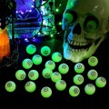 Piłka piłeczka gumowa OKO gałka oczna kauczukowa świecąca w ciemności FLUO x10