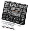 Metalowa gra pierścieniowa-50 sztuk IQ Boost Puzzle dla dzieci i dorosłych
