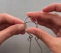 Metalowa gra pierścieniowa-50 sztuk IQ Boost Puzzle dla dzieci i dorosłych
