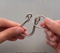 Metalowa gra pierścieniowa-50 sztuk IQ Boost Puzzle dla dzieci i dorosłych