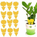 Lepy na ziemiórki do doniczek żółte tablice lepowe na muszki 12 sztuk