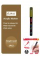 Marker akrylowy ZŁOTY 1 szt Wodoodporny Marker Akrylowe Jupai