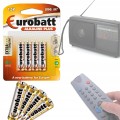 Bateria baterie alkaliczna Eurobatt AA (R6) LR6 4 szt.