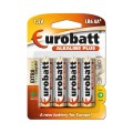 Bateria baterie alkaliczna Eurobatt AA (R6) LR6 4 szt.