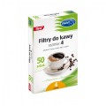 Filtry do kawy papierowe jednorazowe Stella rozmiar 4 50 szt.