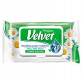 Nawilżany papier toaletowy Velvet z rumiankiem i aloesem 48 szt.