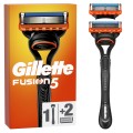 Gillette Fusion5 Maszynka do golenia dla mężczyzn +2 ostrza wymienne rączka