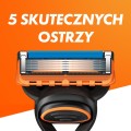 Gillette Fusion5 Maszynka do golenia dla mężczyzn +2 ostrza wymienne rączka