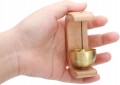 Magnetyczny dzwonek do na drzwi samoprzylepny drewniany magnetyczny PATIKIL