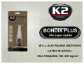 Klej szybkoschnący K2 Bondix 10 g do plastiku drewna gumy skóry ceramiki