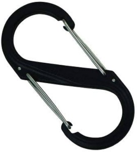 Brelok karabińczyk do kluczy 50mm S Hook  podwójny mix kolorów