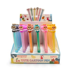 Długopis cienkopis żelowy LALKA LABUBU  laleczka MIX KOLORÓW