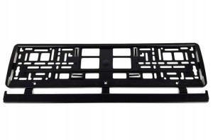 Ramka do tablicy rejestracyjnej auta pod tablice samochodu czarna