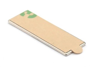 Magnes neodymowy prostokątny 30x10x1mm  pastylka samoprzylepny 3M