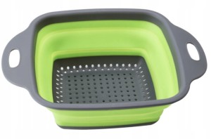 Durszlak składany sitko cedzak 24 cm kwadratowy