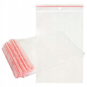 Torebka strunowa woreczki strunowe samozaciskowe LDPE 80x120 mm 100szt 8x12