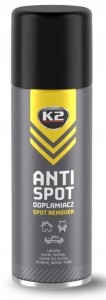 Odplamiacz K2 ANTI SPOT 250ml, mebli dywanów usuwa gumę, klej, żywicę, tusz