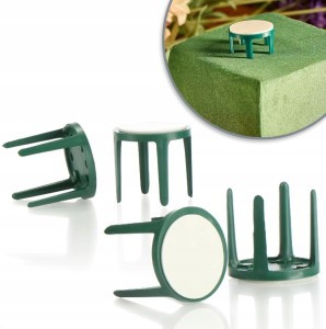 Szpilki podkładki do gąbki florystycznej samoprzylepne PINHOLDER x 50 szt.