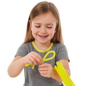 Druciki pluszowe kreatywne 50 szt. 30 cm wycior ozdobne żółte