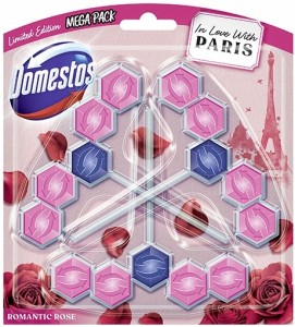 Domestos kostka zawieszka do WC toalety PARIS 3 SZTUKI