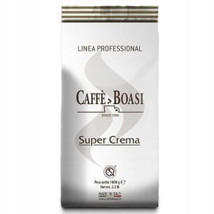 Kawa ziarnista robusta 100% Caffe Boasi Super Crema 1000 g Włoska Kawa