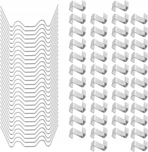 150 sztuk klamerek do szklarni ze stali nierdzewnej, klipsy do szklarni