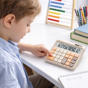 Kalkulator dziecięcy biurowy duże przyciski SOLARNY lub NA BATERIE