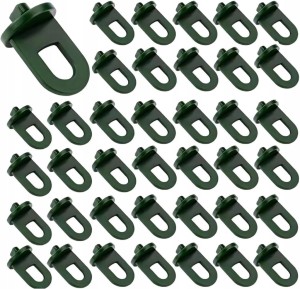 50x KLIPS DO ROŚLIN HAK HAKI SZKLARNIOWE AKCESORIA DO OGRODU zestaw haków