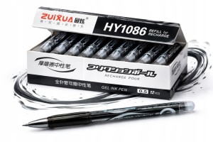 Długopis wymazywalny ZMAZYWALNY żelowy ścieralny czarny