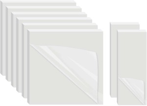 AiTodos 400 Sztuk Przezroczyste i transparentne Karteczki Samoprzylepne
