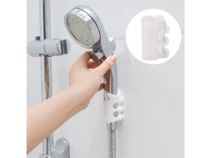 Uchwyt na słuchawkę prysznicową BEZ DZIUR na przyssawki silikonowy