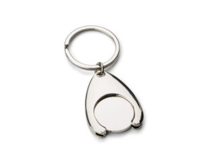 żeton do wózka brelok koszyka na zakupy metalowy