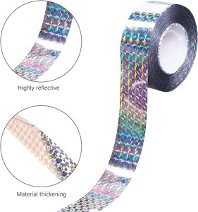Taśma odstraszająca ptaki hologram holograficzna 50 metrów odblaskowa
