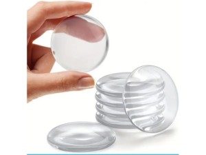 Odbojnik odbojniki 6 szt. duże silikonowe bezbarwne miękkie 4 cm