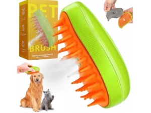 Szczotka parowa do czesania sierści psa kota na wodę USB 