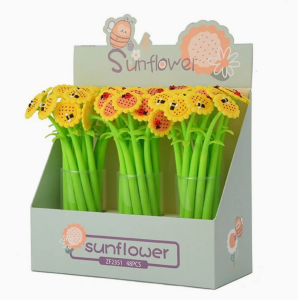 Długopis cienkopis SŁONECZNIK biedronka pszczółka na DZIEŃ KOBIET