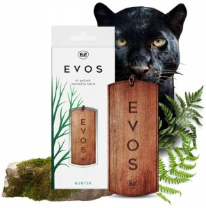 Perfumy do auta K2 HUNTER samochodu zawieszka BERGAMOTKA geranium MOSS