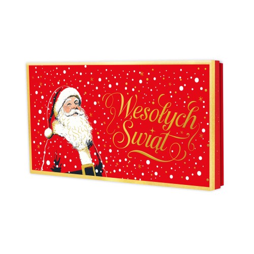 Pudełko prezentowe na święta małe prezenty słodycze voucher pieniądze płaskie