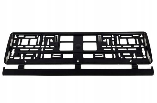 Ramka do tablicy rejestracyjnej auta pod tablice samochodu czarna